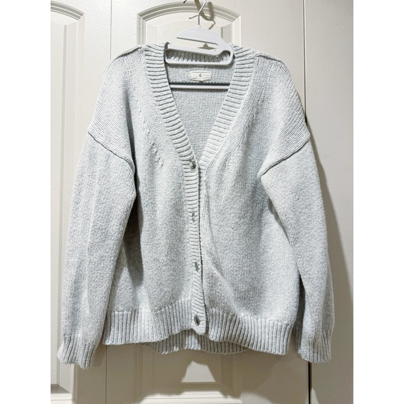 Lou & Grey Boxy Cardigan Sweater - Picture 1 of 4